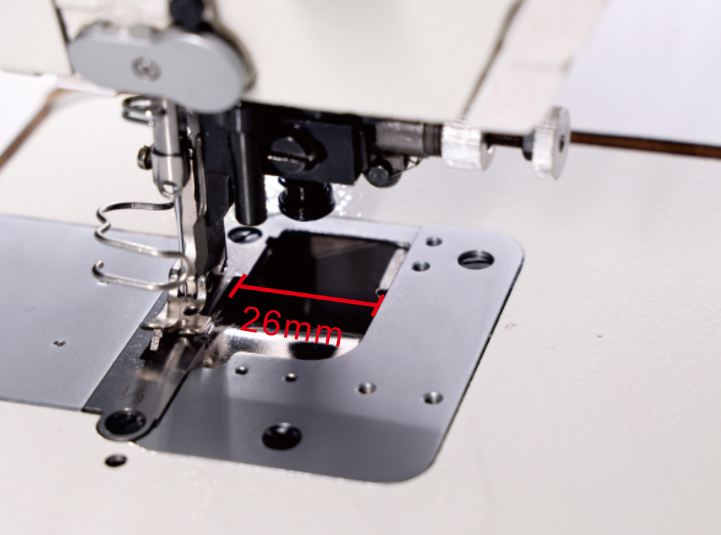 26mm Large Thread Drop Space, Neater Sewing Area