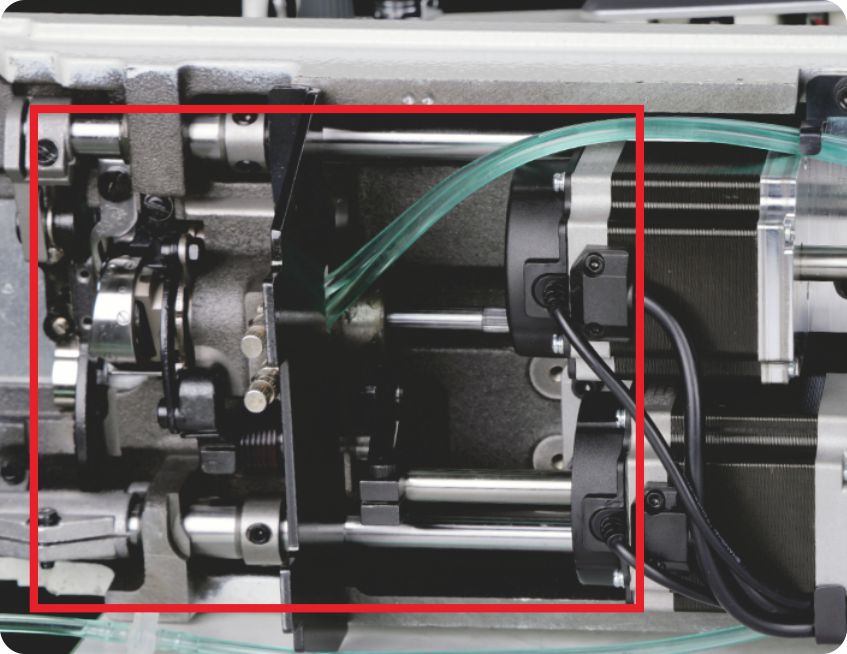 Stepper thread trimming function
