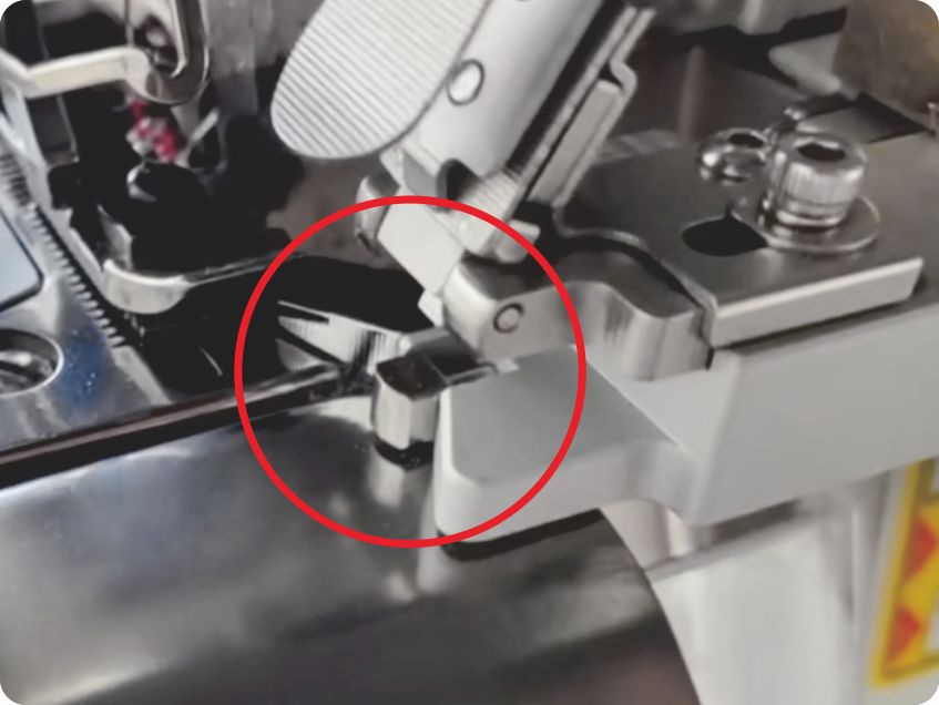 Even feed dog exposure, stable seam sewing