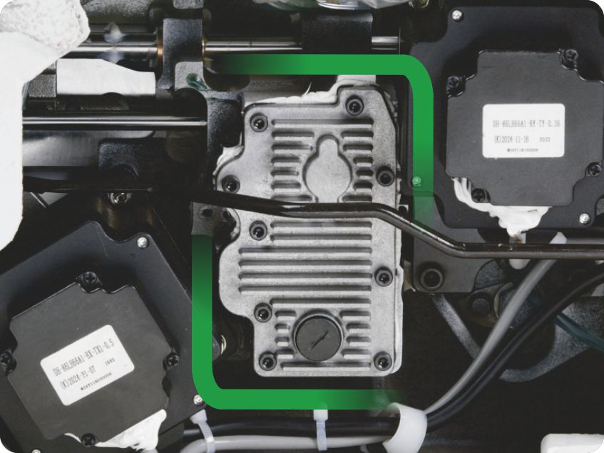 Fully sealed internal lubrication patented mechanism